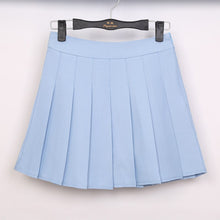 Load image into Gallery viewer, 2018 New Spring high waist ball pleated skirts Harajuku Denim Skirts solid a-line sailor skirt Plus Size Japanese school uniform