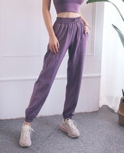 Load image into Gallery viewer, 2020 Female Yoga Training Pants  Sports Trousers Exercise Fitness High Waist Drawstring Running Jogging Pants Workout Yoga Pants
