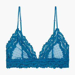 2020 New Bra Women Lace Bralette Sexy Transparent Unpadded Femme Thin Bra Comfort Ladies Dot mesh Brassiere Underwear