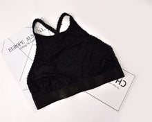 Load image into Gallery viewer, 2020 New Lace Bra Female underwear Beauty Back Bralett Chest Sexy Cross Neck Tube Top Thin Ladies Lingerie Women Underwear