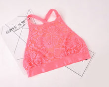 Load image into Gallery viewer, 2020 New Lace Bra Female underwear Beauty Back Bralett Chest Sexy Cross Neck Tube Top Thin Ladies Lingerie Women Underwear