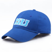 Load image into Gallery viewer, 2020 New Monsters University Sullivan Sulley Mike MU Letters Embroidery Baseball Cap Blue Hat One Piece Baseball Caps Sun Hats