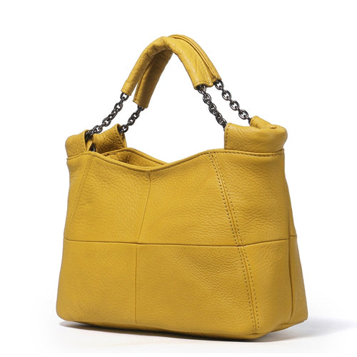 2020 Summer European and American Style Fashion Handbag Lady Chain Soft Genuine Leather Tote Bags for Women Messenger Bag