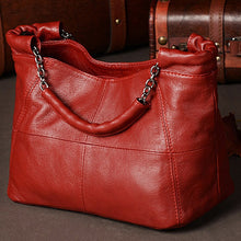 Load image into Gallery viewer, 2020 Summer European and American Style Fashion Handbag Lady Chain Soft Genuine Leather Tote Bags for Women Messenger Bag