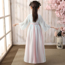 Load image into Gallery viewer, 2021 Ancient Hanfu Girls Oriental Chinese Costume Kids Traditional Chinese Dress Children Fairies Tang Dynasty Performance Wear