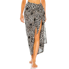 Load image into Gallery viewer, 2021 Cover-up Women Floral Beach Dress Sexy Beach Wear Dress Sarong Bikini Cover-ups Wrap Pareo Skirts Summer Swimsuit Vestidos