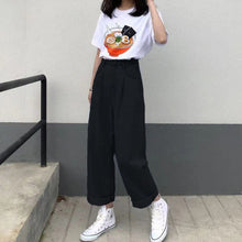 Load image into Gallery viewer, 2021 Cute Women Loose Cartoon Girls Pants Fashion Femme Harajuku Baggy Jeans Female Pants Casual Funny Amine Pants Summer Jeans