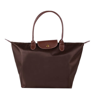 2021 Famous Brands Women Bags Shoulder Bag Handbag Waterproof Nylon Leather Beach bag Designer Folding Tote Bolsa Sac Feminina