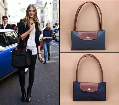 2021 Famous Brands Women Bags Shoulder Bag Handbag Waterproof Nylon Leather Beach bag Designer Folding Tote Bolsa Sac Feminina