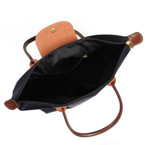 2021 Famous Brands Women Bags Shoulder Bag Handbag Waterproof Nylon Leather Beach bag Designer Folding Tote Bolsa Sac Feminina