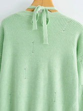 Load image into Gallery viewer, 2021 Fashion Classic Temperament Fashion Sexy Strapless Knitted Skinny Dress and Loose Sweater Cardigan Coat Elegant Sets Women