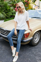 Load image into Gallery viewer, 2021 Fashion Summer Women Tops White T Shirt Pullover Short Sleeve O-Neck Casual Loose Female T-Shirt