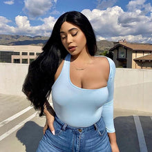 Load image into Gallery viewer, 2021 Fashion Women Summer Solid Bodysuit Slim One Shoulder Backless Halter Sexy New Ladies Skinny Siamese Briefs