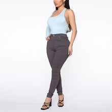 Load image into Gallery viewer, 2021 Fashion Women Summer Solid Bodysuit Slim One Shoulder Backless Halter Sexy New Ladies Skinny Siamese Briefs