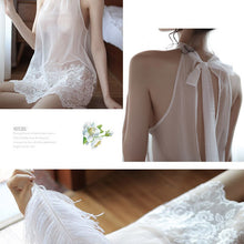 Load image into Gallery viewer, 2021 Lingerie Women&#39;s Lace Open Back Sexy Nightdress Set New Clothes Female Sexy Outfit Lingerie Porno Sex Adult SexualLingerie