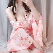 Load image into Gallery viewer, 2021 NEW Ladies Janpanese Traditional Kimono Sexy Cosplay Costumes Sexy Oufit Women Kawaii Pink Cute Lingerie Pajamas Dropship