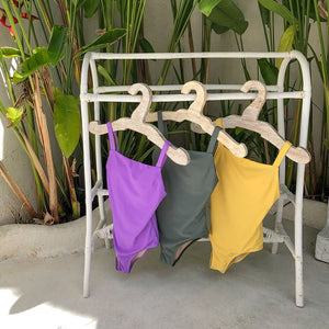 2021 New Korean Bodysuit Push Up Sexy Bikini High Cut One Piece Swimsuit Female Monokini Padded Swimwearbathing Suit