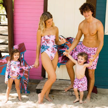 Load image into Gallery viewer, 2021 New Matching Swimwear One-piece Parent-child Swimsuit Family Bathing suit Mother Kids Bikini Traje de baño de las señoras