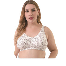 Load image into Gallery viewer, 2021 New Oversized Cotton Wireless One Piece Big Bra Floral Wide Shoulder Belt Comfortable Underwear Ultra Thin Bra C D E F Cup