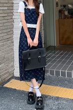 Load image into Gallery viewer, 2021 New Retro Heart Back Two Piece Set Summer Cloth For Women Skirt Sets Mini Ruffle Skirt Sexy Patchwork Top Crop Tops Outfit