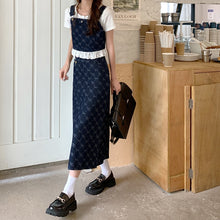 Load image into Gallery viewer, 2021 New Retro Heart Back Two Piece Set Summer Cloth For Women Skirt Sets Mini Ruffle Skirt Sexy Patchwork Top Crop Tops Outfit