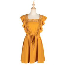 Load image into Gallery viewer, 2021 New Round Neck Halter Bandage Dress Ruffled Summer Women&#39;s Clothing