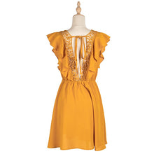 Load image into Gallery viewer, 2021 New Round Neck Halter Bandage Dress Ruffled Summer Women&#39;s Clothing