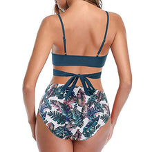 Load image into Gallery viewer, 2021 New Sexy High Waist Bikini Cross Swimwear Women Push Up Swimsuit Female Plus Size Bikini Set Bather Bathing Suit Beachwear