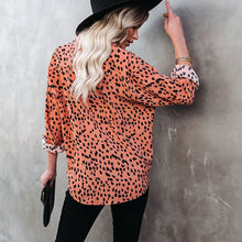 Load image into Gallery viewer, 2021 New Spring Summer Fashion Button Up Print Shirt Vintage Blouse Women Dot Long Sleeves Female Loose Street Shirts Blusas
