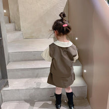 Load image into Gallery viewer, 2021 New Style Girls&#39; Summer Suit Three-piece Suits Children&#39;s Pleated Princess Skirt Suit Three Piece Puff Sleeve Shirt Clothes