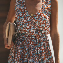 Load image into Gallery viewer, 2021 New Summer Autumn Women&#39;s Party Dress Elegant Bohemian V-neck Print Lace Beach Dress Ladies Bodycon Dresses Gothic Boho