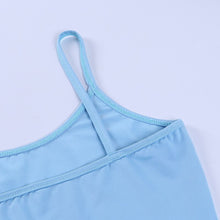 Load image into Gallery viewer, 2021 New Summer Sexy Tank Top Two Piece Set For Women Full Sleeve Solid Slim Crop Top Ladies Fashion Short Pullover Tops