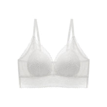 Load image into Gallery viewer, 2021 New Summer Triangle Cup Lace Bra For Women Seamless Push Up Underwear Small Chest Bra One Piece Thin Sexy Lace Floral Bra