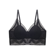Load image into Gallery viewer, 2021 New Summer Triangle Cup Lace Bra For Women Seamless Push Up Underwear Small Chest Bra One Piece Thin Sexy Lace Floral Bra