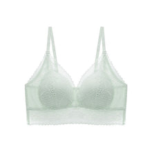 Load image into Gallery viewer, 2021 New Summer Triangle Cup Lace Bra For Women Seamless Push Up Underwear Small Chest Bra One Piece Thin Sexy Lace Floral Bra