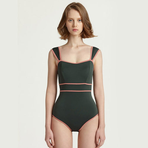 2021 New Swimwear Summer Swim Monokini Women Push Up Bathsuit Pad Holiday Beach One Piece Wear Swimming Trikini Bodysuit