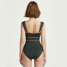 Load image into Gallery viewer, 2021 New Swimwear Summer Swim Monokini Women Push Up Bathsuit Pad Holiday Beach One Piece Wear Swimming Trikini Bodysuit