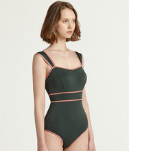 Load image into Gallery viewer, 2021 New Swimwear Summer Swim Monokini Women Push Up Bathsuit Pad Holiday Beach One Piece Wear Swimming Trikini Bodysuit