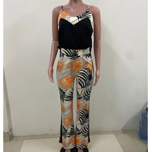 Load image into Gallery viewer, 2021 New Trendy Women Summer Casual Two Piece Set Tropical Print Colorblock Top &amp; Pants Set
