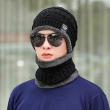 Load image into Gallery viewer, 2021 New Winter Beanie Hat for Men Knitted Hat Winter Cap Beanie Women Thick Wool Neck Scarf Cap Balaclava Mask Bonnet Hats
