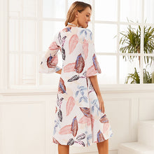 Load image into Gallery viewer, 2021 New Women Summer Drawstring Waist Swimsuit Cover Up Side Split Beach Kimono Cardigan