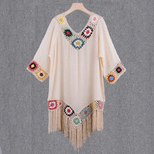 Load image into Gallery viewer, 2021 New Women’s Crochet Chiffon Tassel Swimsuit For The Beach Bikini Cover Ups Swimwear