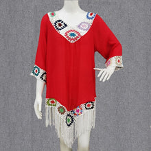 Load image into Gallery viewer, 2021 New Women’s Crochet Chiffon Tassel Swimsuit For The Beach Bikini Cover Ups Swimwear