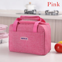 Load image into Gallery viewer, 2021 Portable Thermal Insulated Lunch Box Tote Cooler Handbag Picnic Bags Bento Pouch Dinner Container School Food Storage Bags