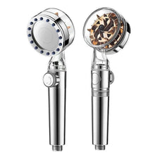 Load image into Gallery viewer, 2021 Pressurized Nozzle Turbo Shower Head One-Key Stop Water Saving High Pressure Shower Head Magic Water Line Bathroom Accessor