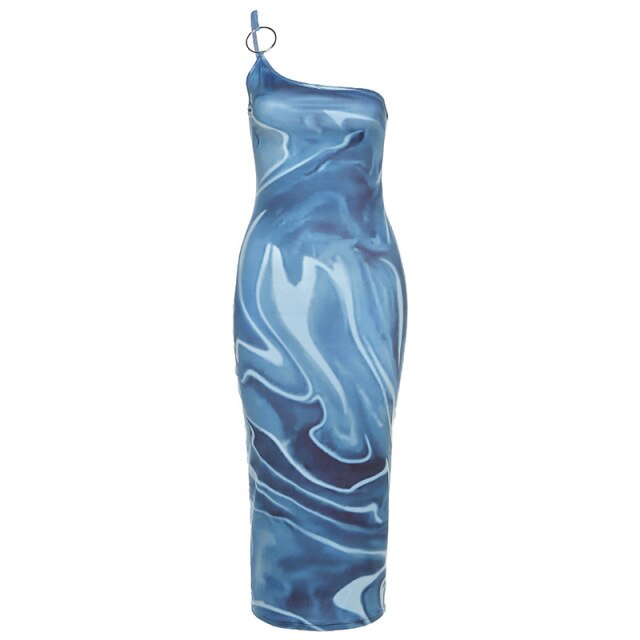 2021 Print Bodycon Dress Women Summer Sexy Sleeveless Beach Midi Dresses Party Dresses for Women Party Sexy Vestidos