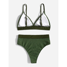 Load image into Gallery viewer, 2021 Push Up Bikini High Waist Women Swimsuit Female Swimwear Brazilian Bikini Set Rib Biquini Swimming Bathing Suit Beachwear