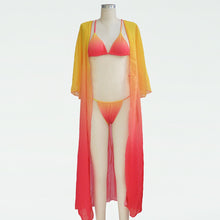 Load image into Gallery viewer, 2021 Sexy Bikini Set And Beach Cover Up Swimwear Women Bandage Swimsuit Female Brazilian Bathing Suit Summer Beach Wear Swimming