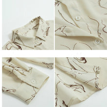 Load image into Gallery viewer, 2021 Spring Autumn Fashion Women Print Shirt Chic Checked Blouse Long Sleeve Female Casual Print Shirts Loose ChiffonTops Blusas