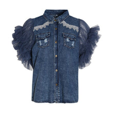 Load image into Gallery viewer, 2021 Spring Cropped Fringe Denim Jacket Waistcoat Jeans Women Patchwork Blue Oversized Crop Sequin Coat Gothic Jean Jackets